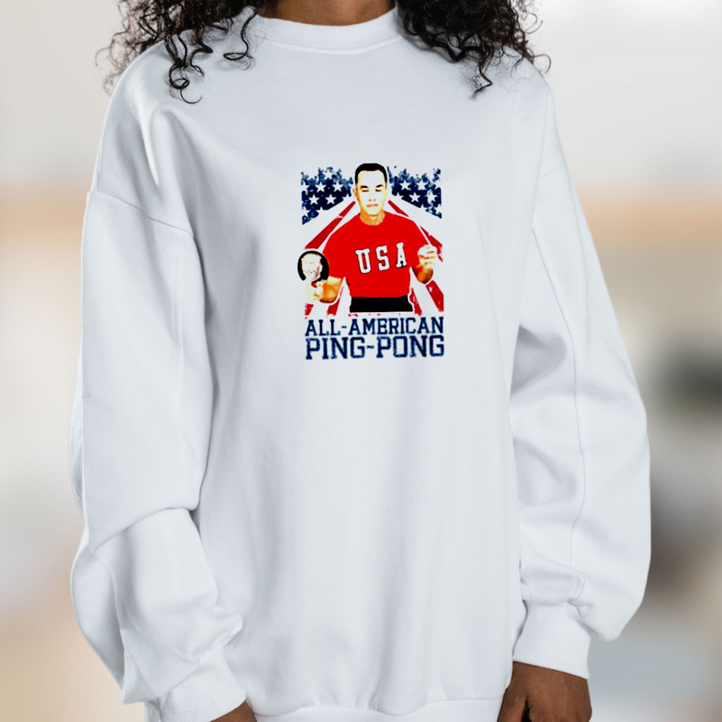 Forrest Gump American Ping Pong Graphic Sweatshirt