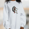 Indian Funny Snoopy Dog Cute Peanuts Graphic Sweatshirt