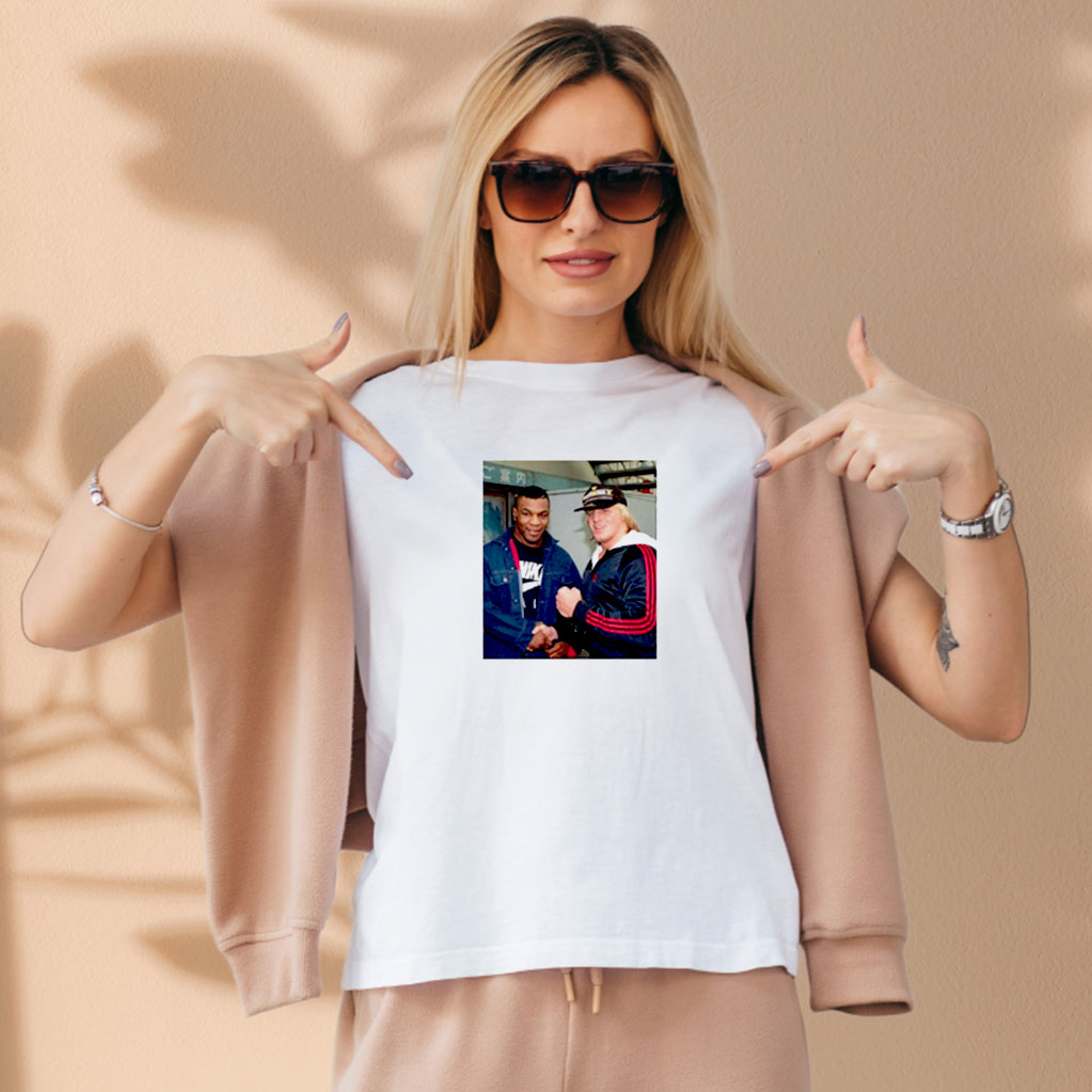 Iron Mike Tyson And Owen Hart Aesthetic Graphic Tees