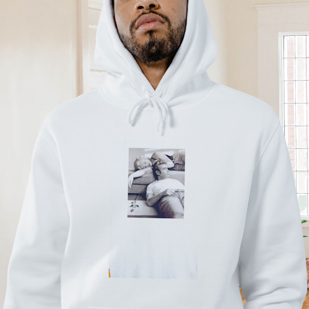 James Dean And Marilyn Monroe Elvis Graphic Hoodie