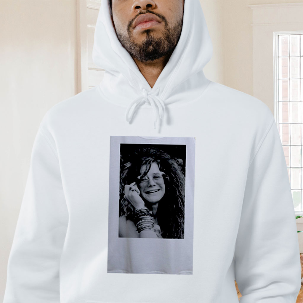 Janis Joplin Photos Graphic Hoodie