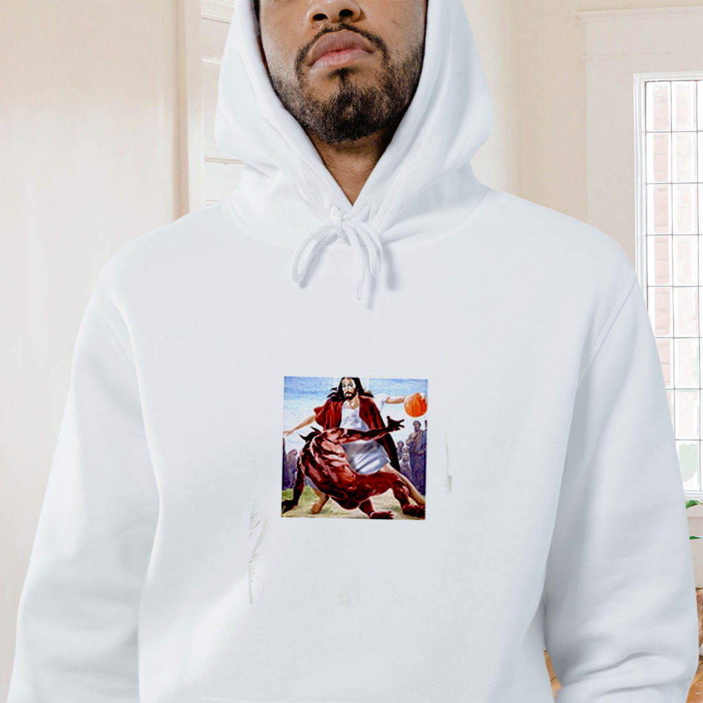 Jesus Crossover Graphic Hoodie