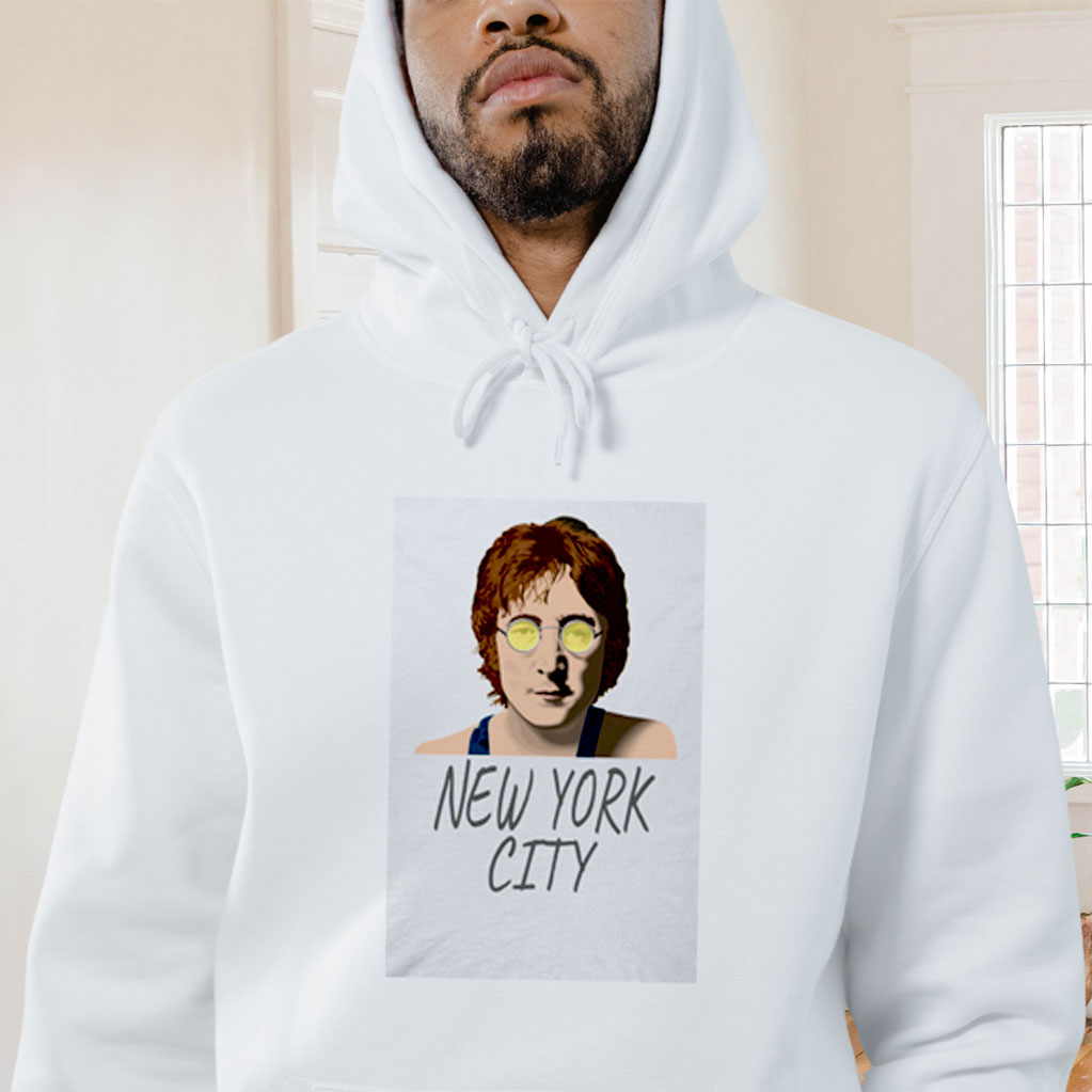 John Lennon New York City Graphic Hoodie