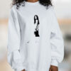 Kate Moss Supermodel Pre Shrunk Graphic Sweatshirt