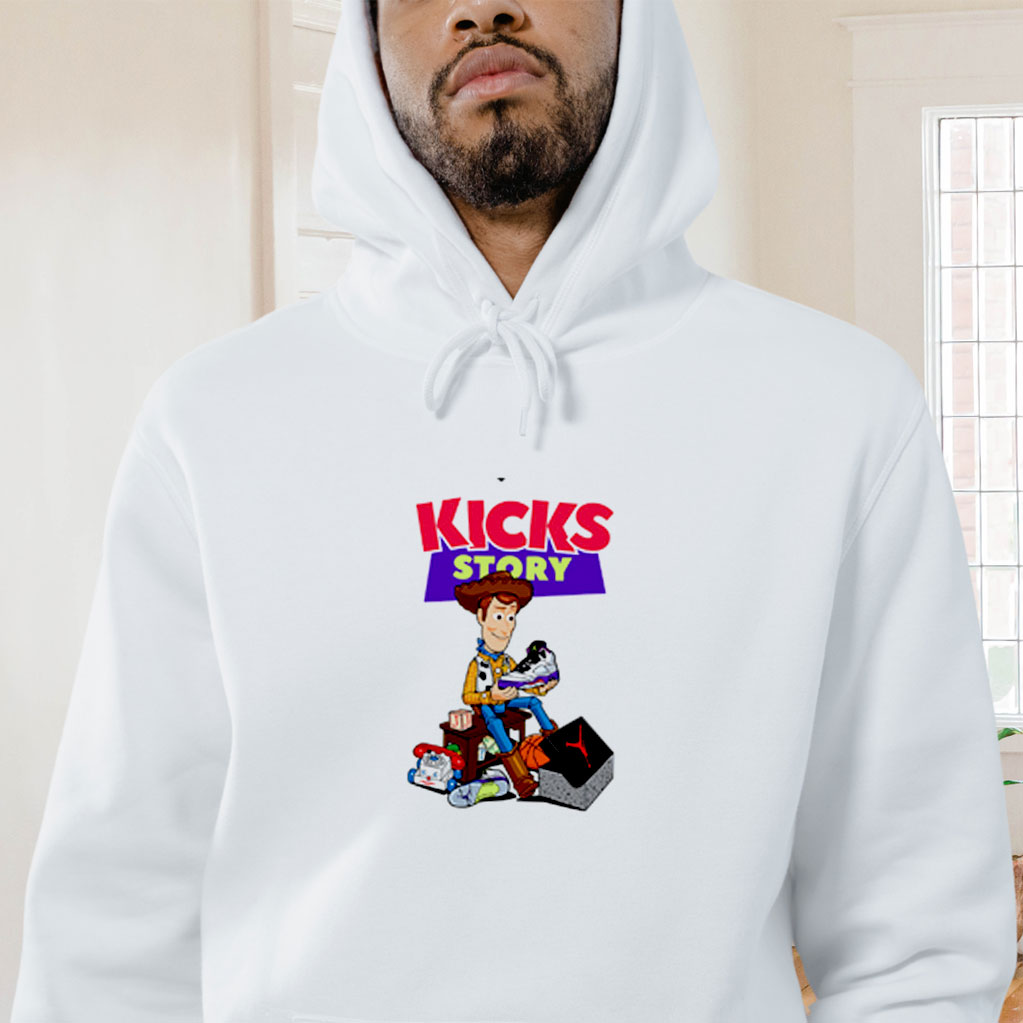 Kicks Story Funny Catoon Parody Graphic Hoodie