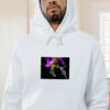 Los Angeles Lakers Championship Lebron James Smoking A Cigar Purple Yellow Smoke Graphic Hoodie
