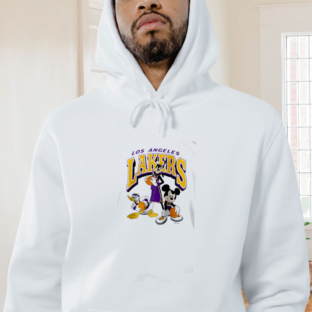 Los Angeles Lakers Disney Mickey Squad Graphic Hoodie