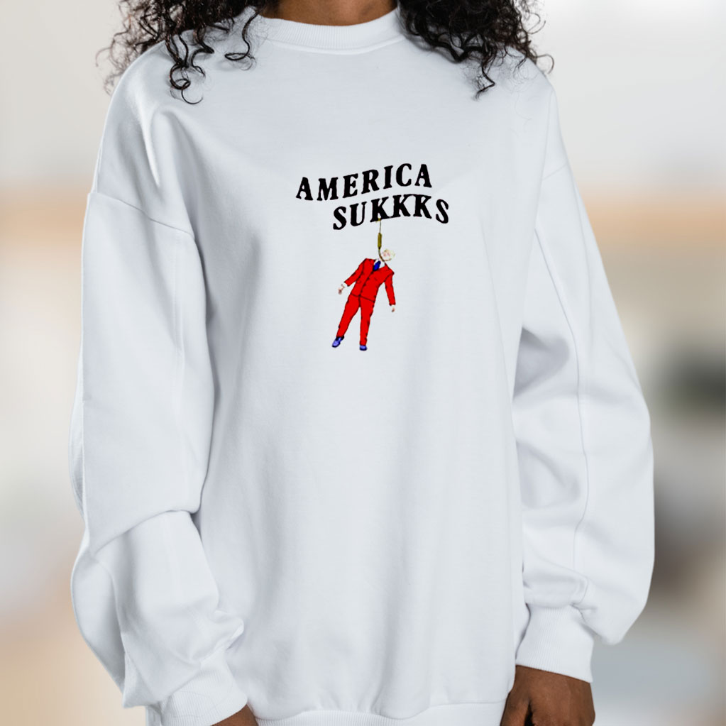 Rare America Sukkks Unisex Graphic Sweatshirt