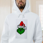 The Grinch Face Graphic Hoodie
