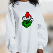 The Grinch Face Graphic Sweatshirt