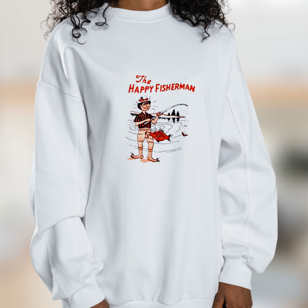 The Happy Fisherman Graphic Sweatshirt