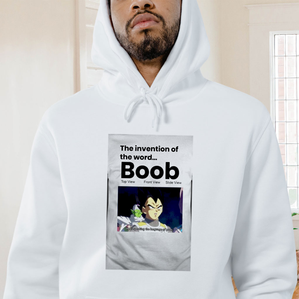 The Invention Of The Word Boob Graphic Hoodie