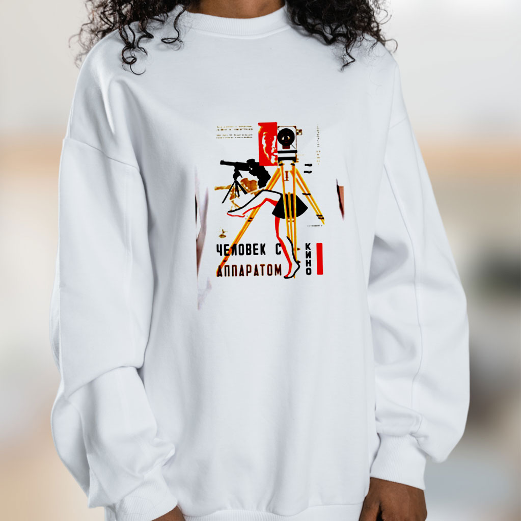 The Man With Movie Camera Graphic Sweatshirt