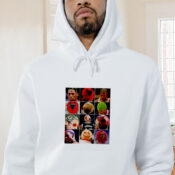 The Many Hairstyles Of The Worm Dennis Rodman Chicago Bulls Graphic Hoodie