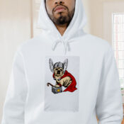 The Mighty Bulldog Thor Graphic Hoodie