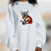 The Mighty Bulldog Thor Graphic Sweatshirt