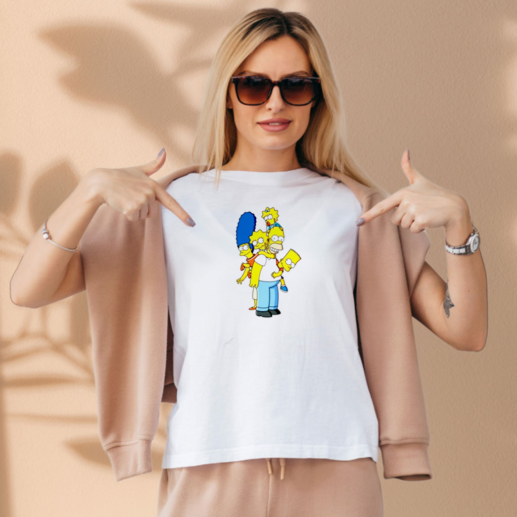 The Simpsons Is An American Animated Sitcom Aesthetic Graphic Tees