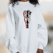 Tied Up Xmas Graphic Sweatshirt