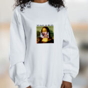 Til Death We Do Art Mona Lisa Graphic Sweatshirt