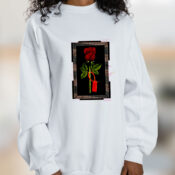 Travis Scott 1 Redrum Rose Graphic Sweatshirt