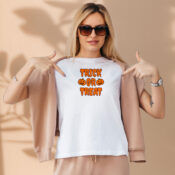 Trick Or Treat Aesthetic Graphic Tees