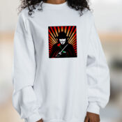 V For Vendetta Movie Guy Fawkes Graphic Sweatshirt