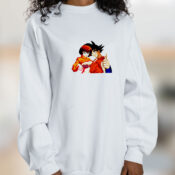 Velma Scooby Doo Dbz Son Goku Graphic Sweatshirt