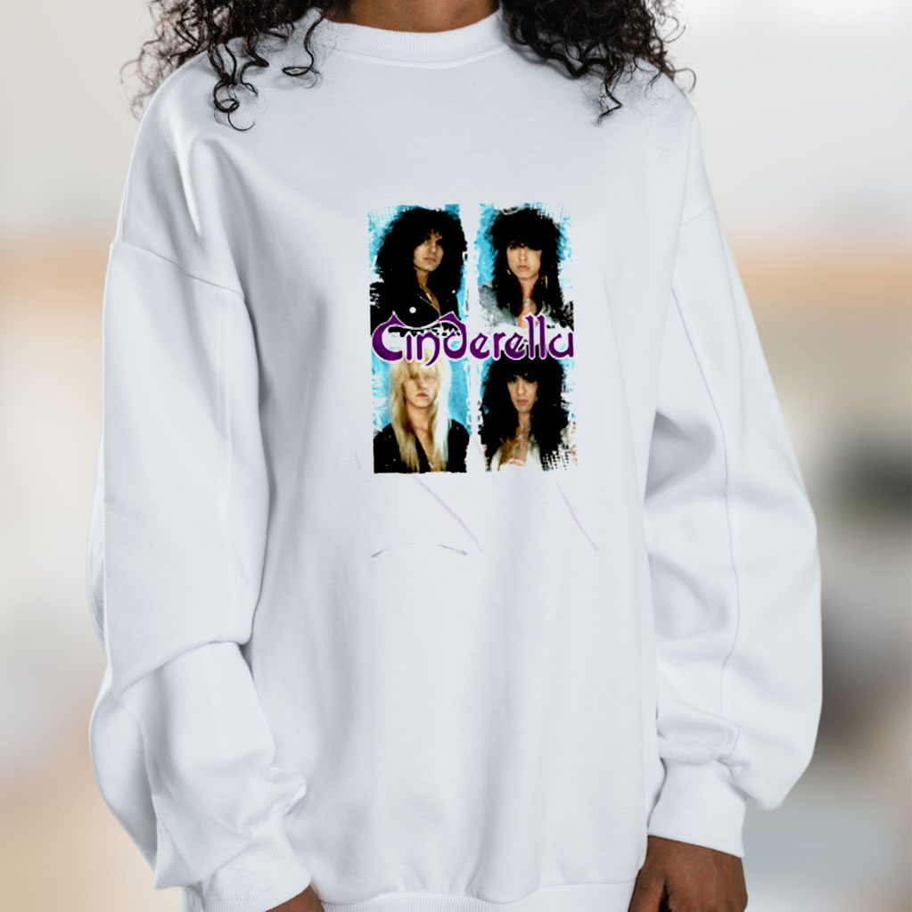 Vintage Cinderella Rock Music Graphic Sweatshirt
