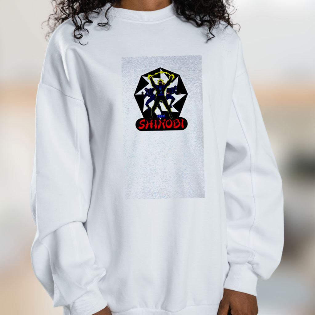 Vintage Shinobi Sega Video Games Graphic Sweatshirt