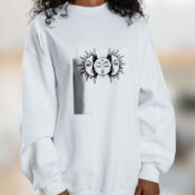 Vintage Solar Eclipse Graphic Sweatshirt