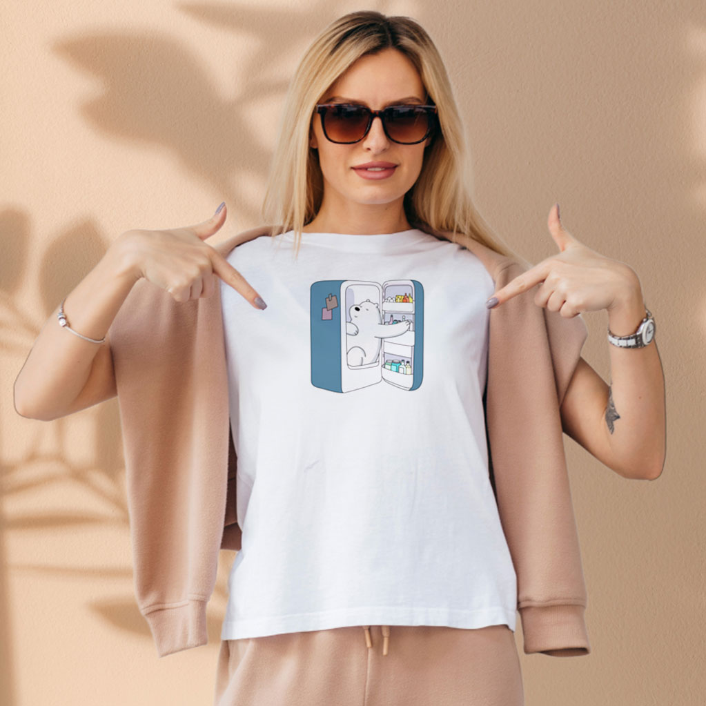 We Bare Bears Ice Bear T Shirt Aesthetic Graphic Tees