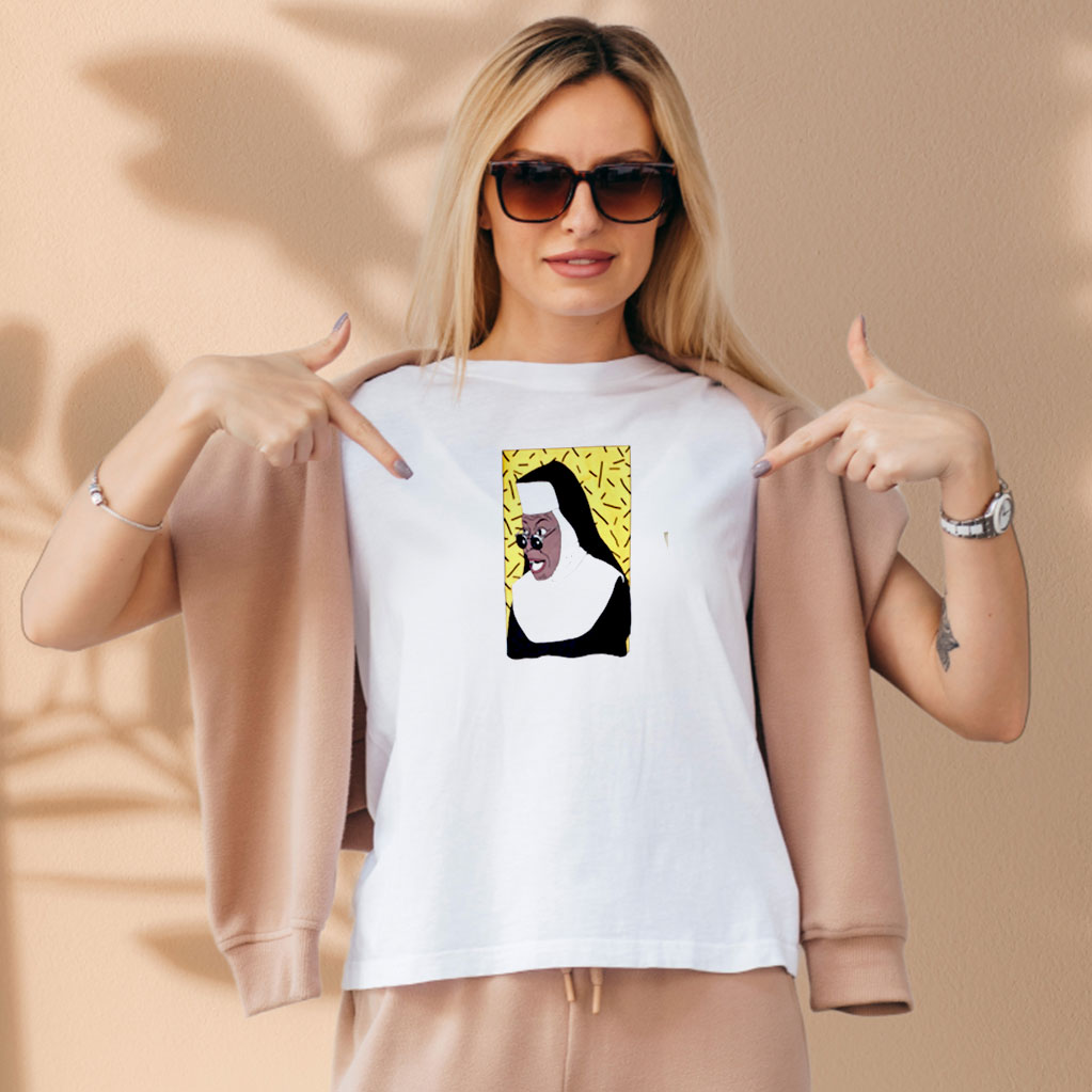 Whoopi Goldberg Nun 90s Aesthetic Graphic Tees