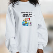 Worlds Best Grandpa And Armchair Referee Graphic Sweatshirt