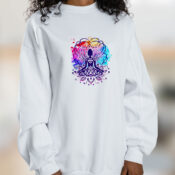 Yoga Meditation India Graphic Sweatshirt