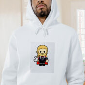Thor Chibi Graphic Hoodie