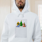 Tiger Piglet And Pooh Friends Christmas Graphic Hoodie