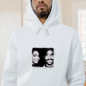 Tupac And Aaliyah Graphic Hoodie