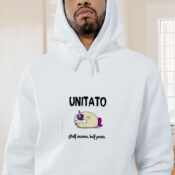 Unitat Half Unicorn Potato Graphic Hoodie