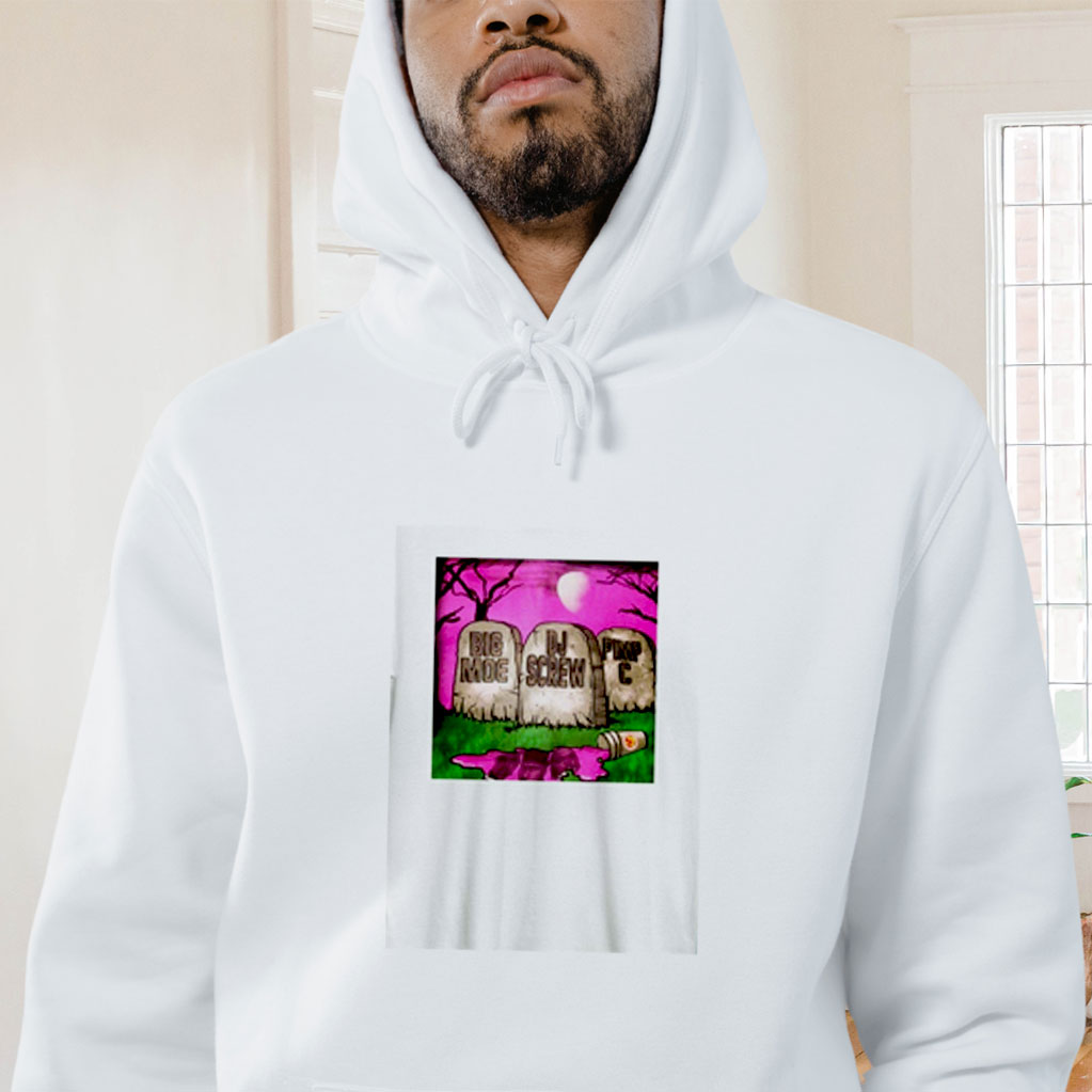 Vintage Dj Screw Big Moe Pimp C Graphic Hoodie