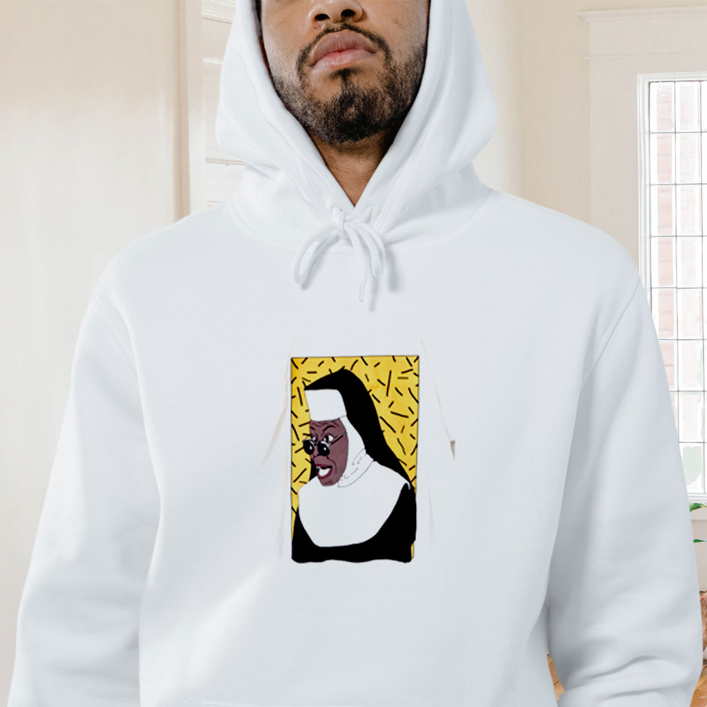 Whoopi Goldberg Nun 90s Graphic Hoodie
