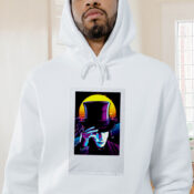 Willy Wonka Johnny Depp Retro Style Graphic Hoodie