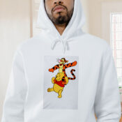 Winnie The Pooh Tigger Cartoon Graphic Hoodie