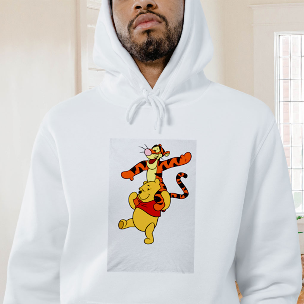 Winnie The Pooh Tigger Cartoon Graphic Hoodie