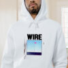 Wire Pink Flag Retro Graphic Hoodie