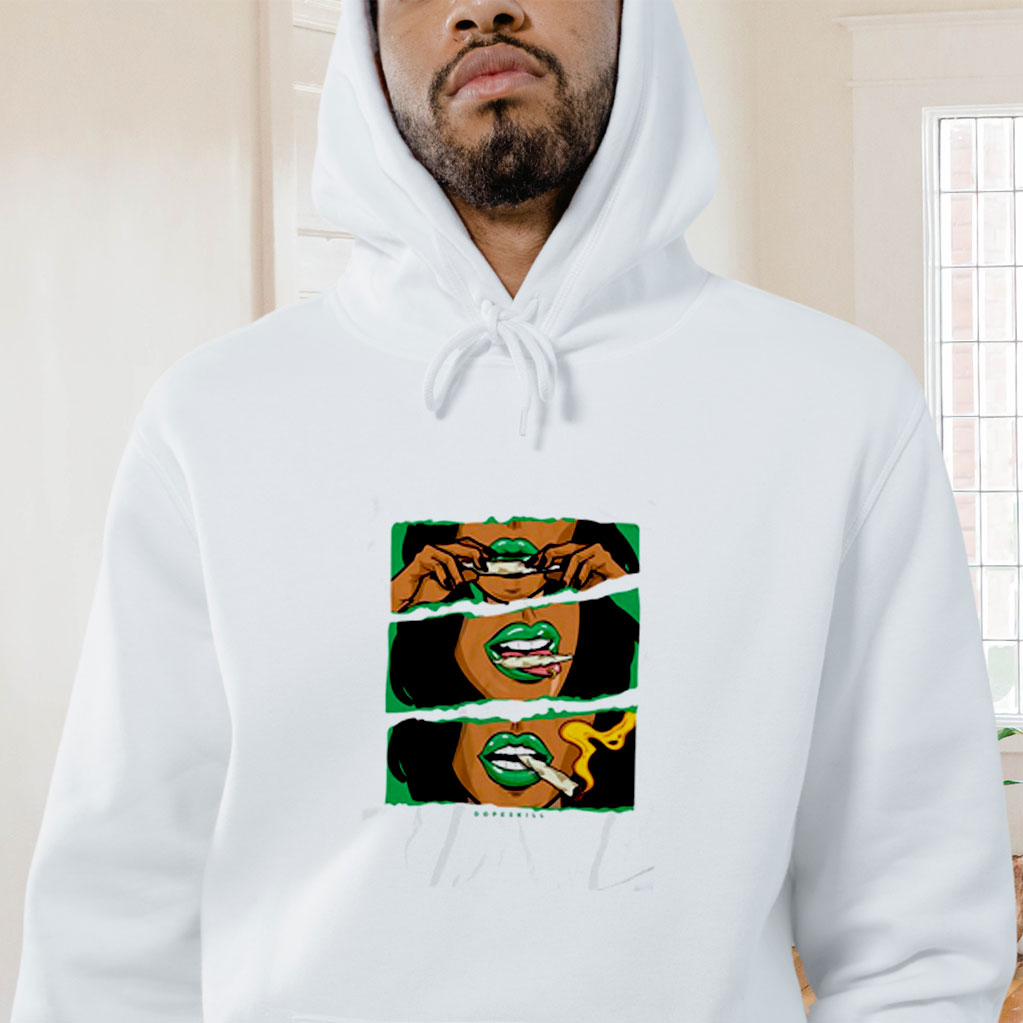 Women Rolling Blunt Graphic Hoodie