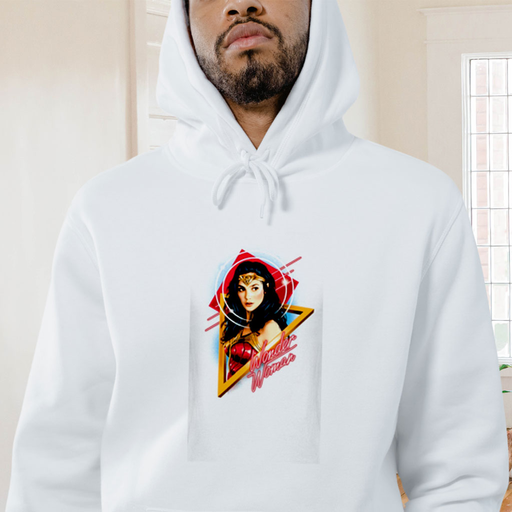 Wonder Woman Portrait Gal Gadot Graphic Hoodie