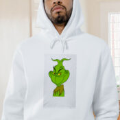 Wry Smile Grinch Graphic Hoodie