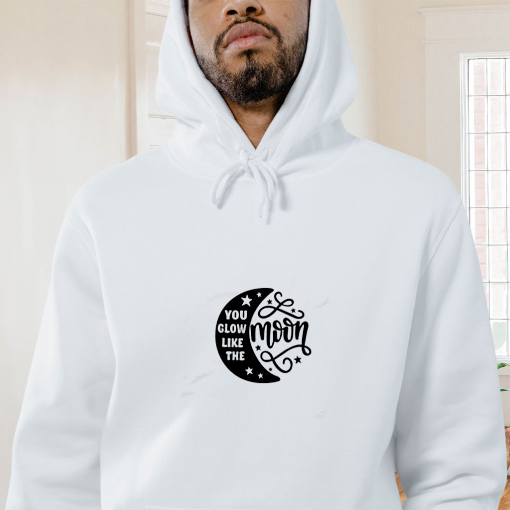 You Are Glow Like The Moon Graphic Hoodie
