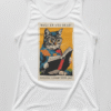 Cat Reading Unisex Tank Top